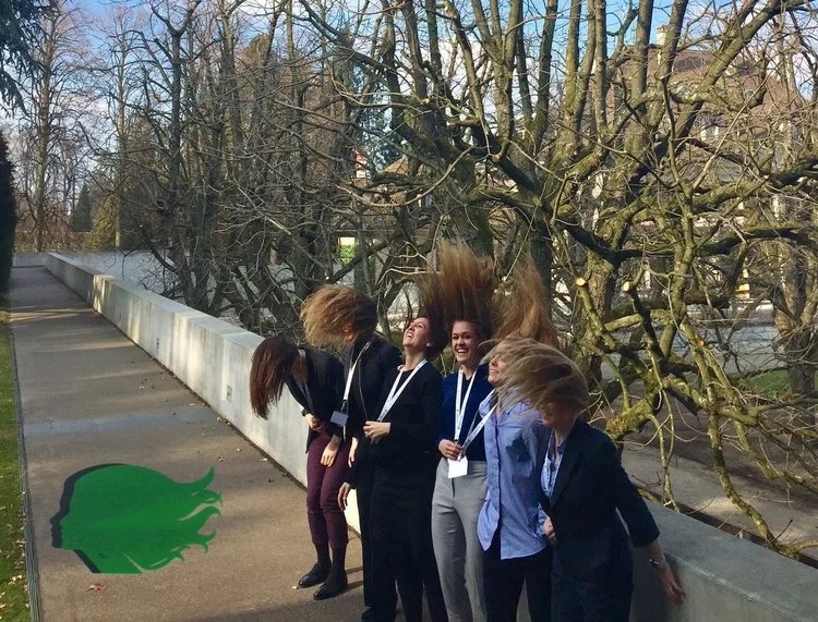 Best Event Photo of #WiDSZurich2018: Replicating the Women in Data Science logo with a real data set.