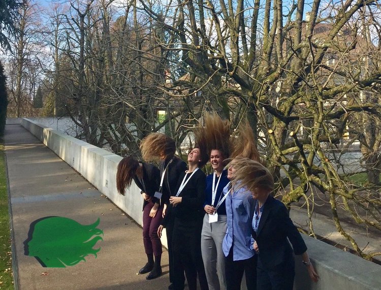 Best Event Photo of #WiDSZurich2018 : Replicating the Women in Data Science logo with a real data set.