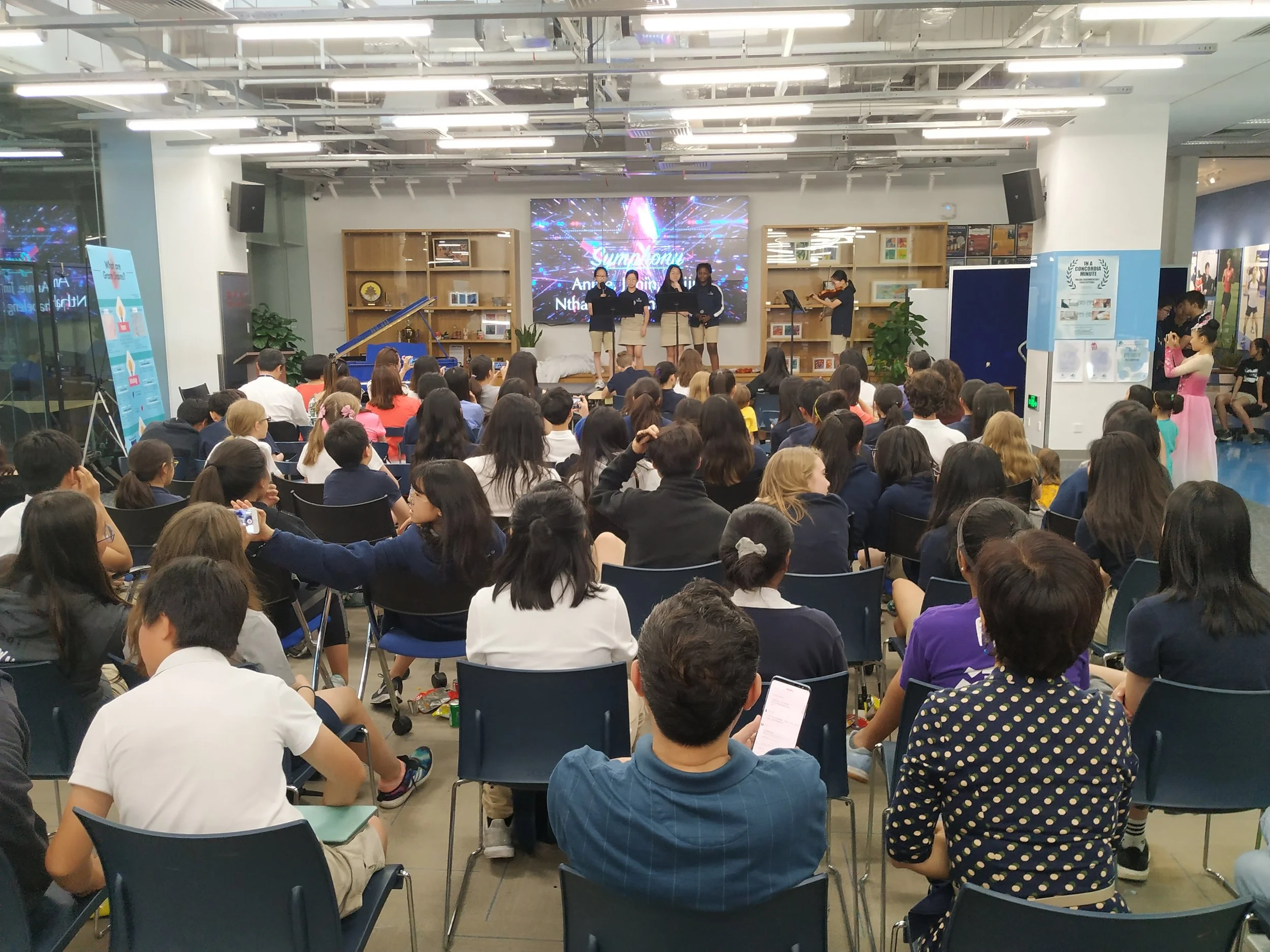 The Concordia Middle School was well-represented at the grade 8 Drip Drip Talent Show, an event designed to raise awareness about water access in China and to support a CWEF water project in Yunnan province.
