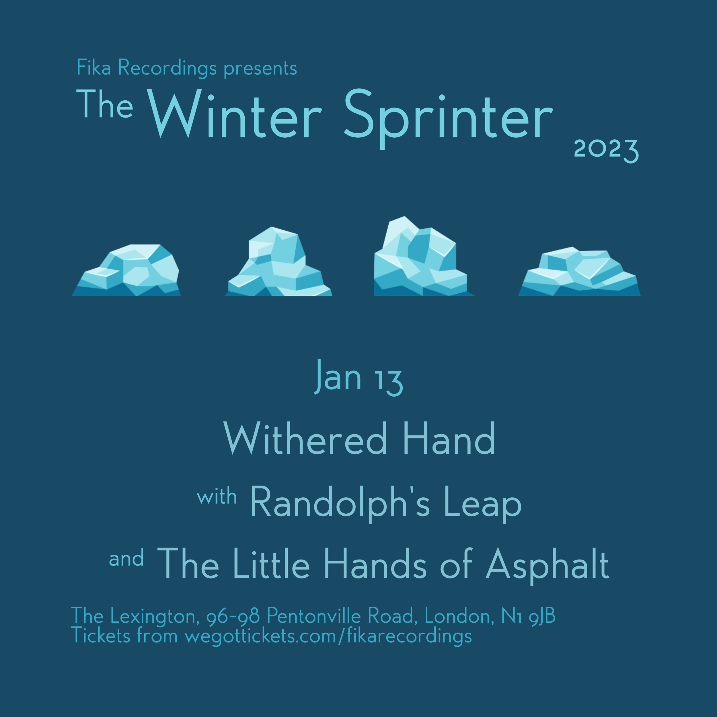 The Winter Sprinter 2023: Withered Hand + Randolph's Leap + The Little Hands of Asphalt