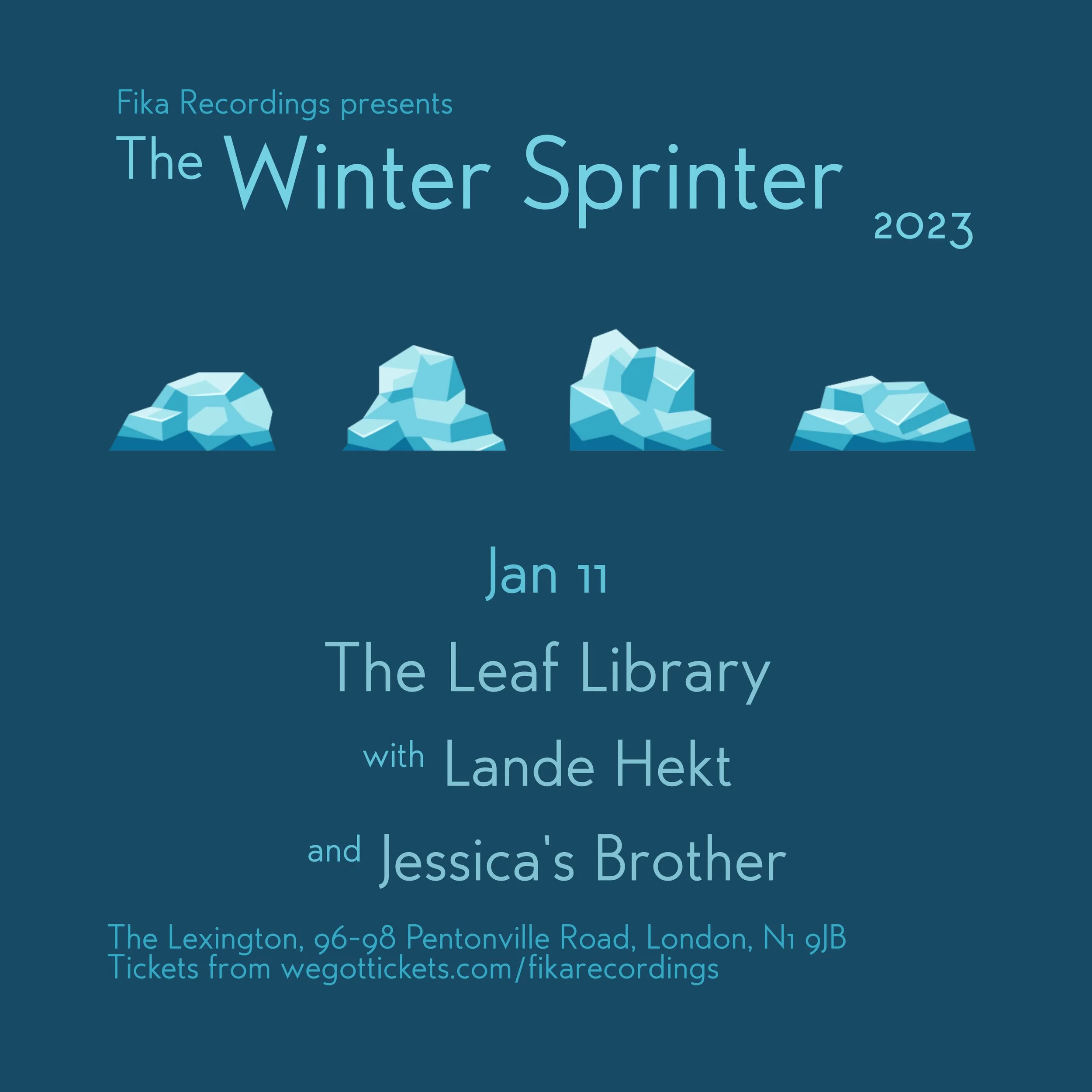 The Winter Sprinter 2023: The Leaf Library + Lande Hekt + Jessica's Brother