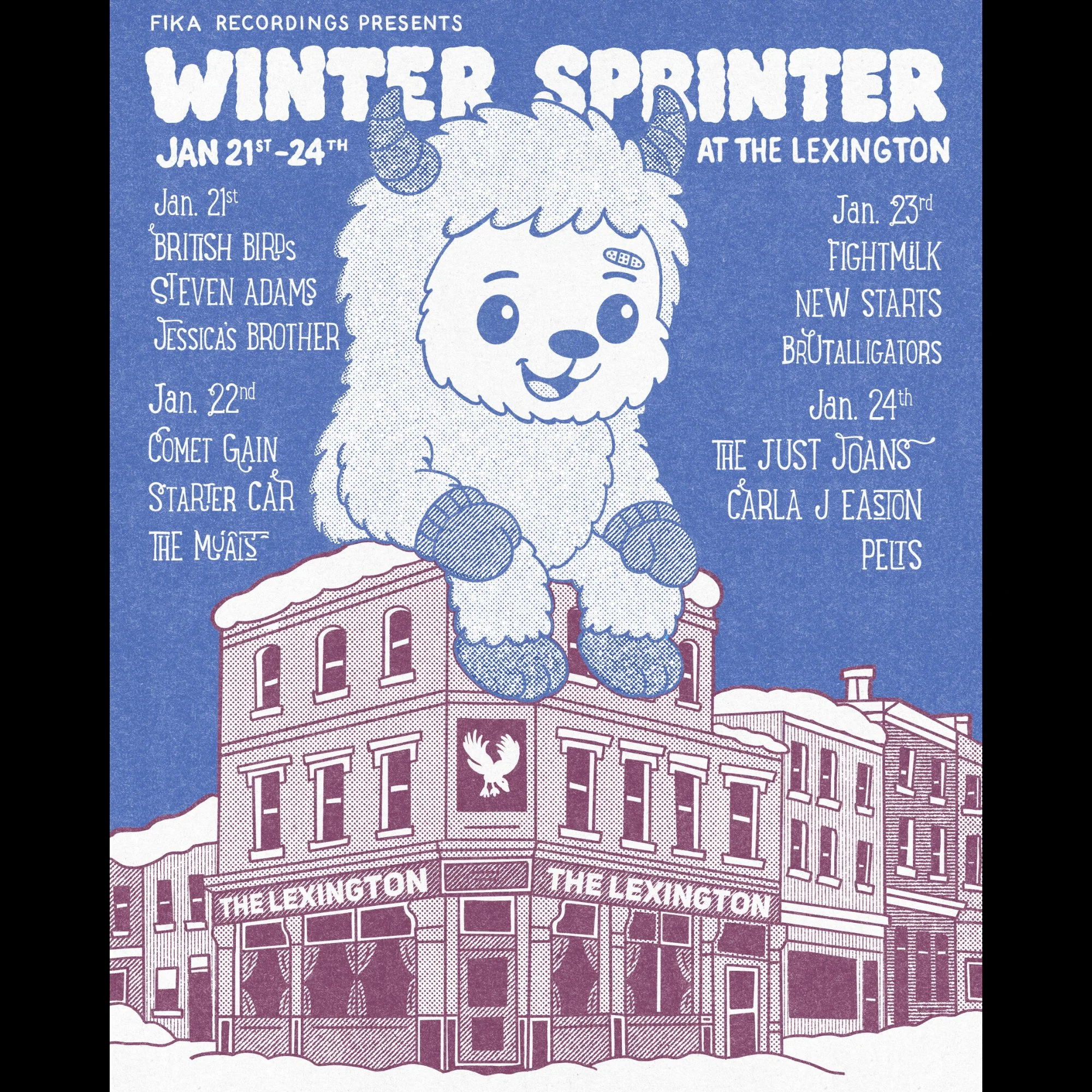 Winter Sprinter: The Just Joans + Carla J Easton + Pelts