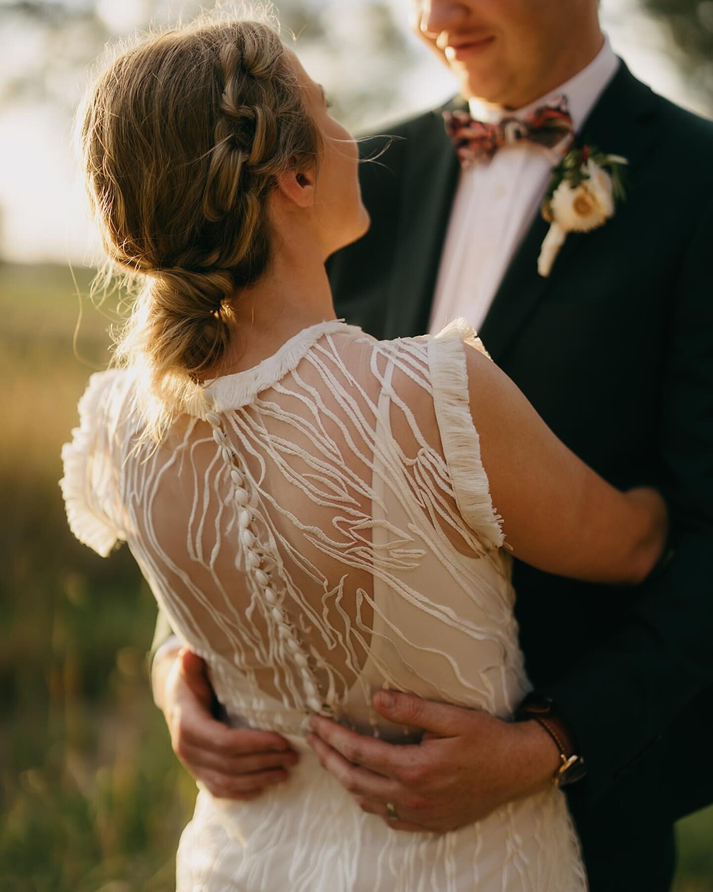 Meredith + Jonathan//

Meredith wore our Billee dress for her nuptials at @butterland_ and @kyraboyerweddings captured all the goodness 🫶🏻 We will always love golden hour 💫