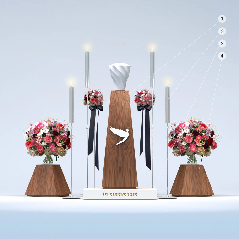 Beispiel-Arrangement für den Friedhof Berlin-Spandau
