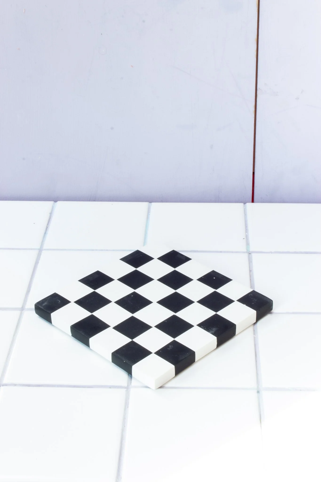 Checkered Coaster  (22) (Copy)