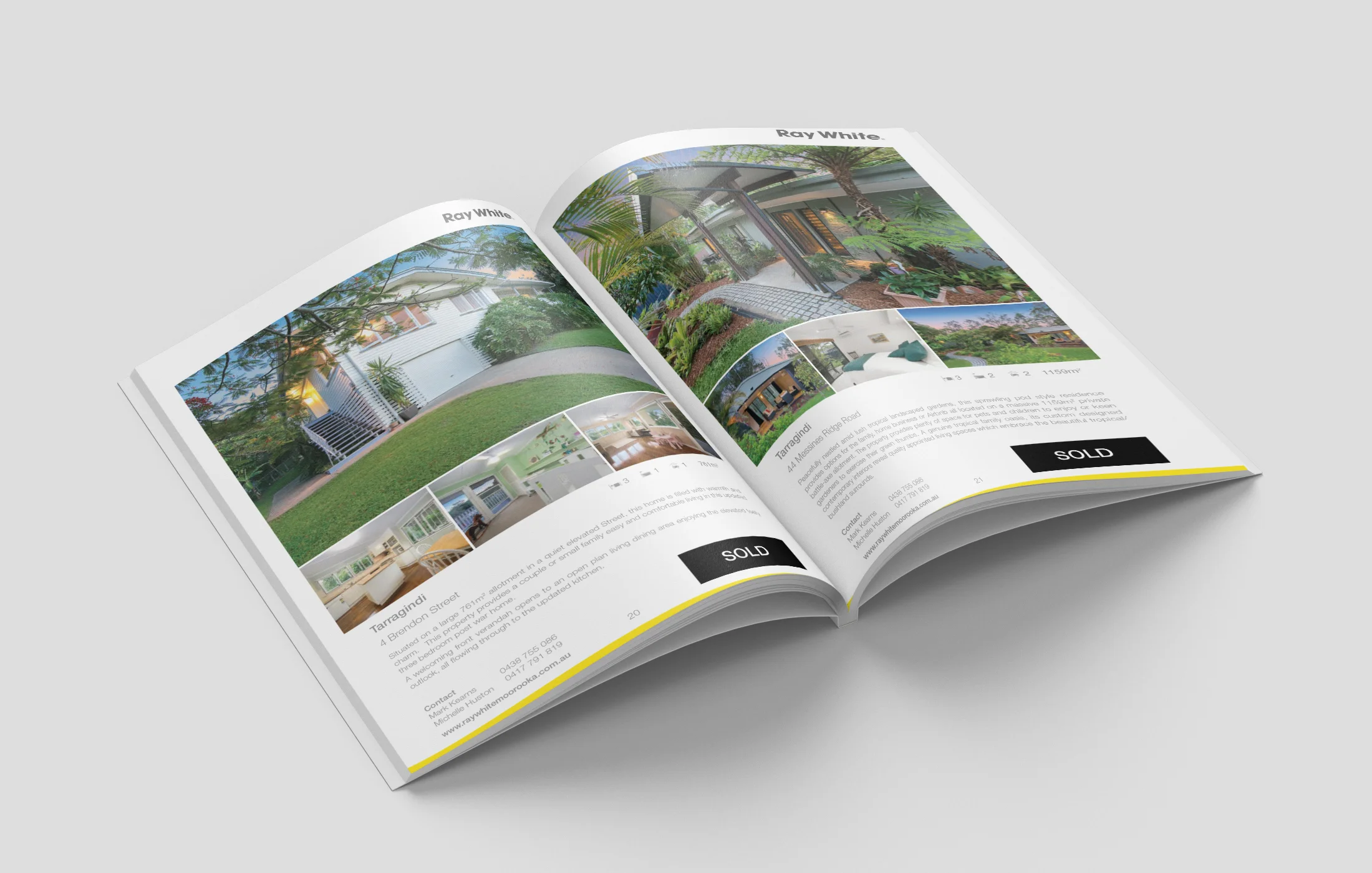 Real estate magazine and property marketing design