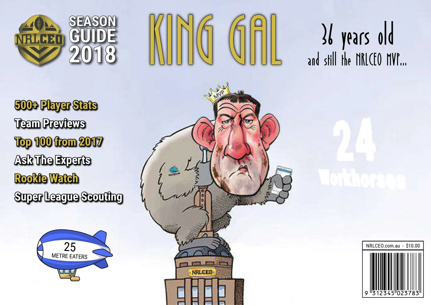 2018 NRLCEO Season Guide cover