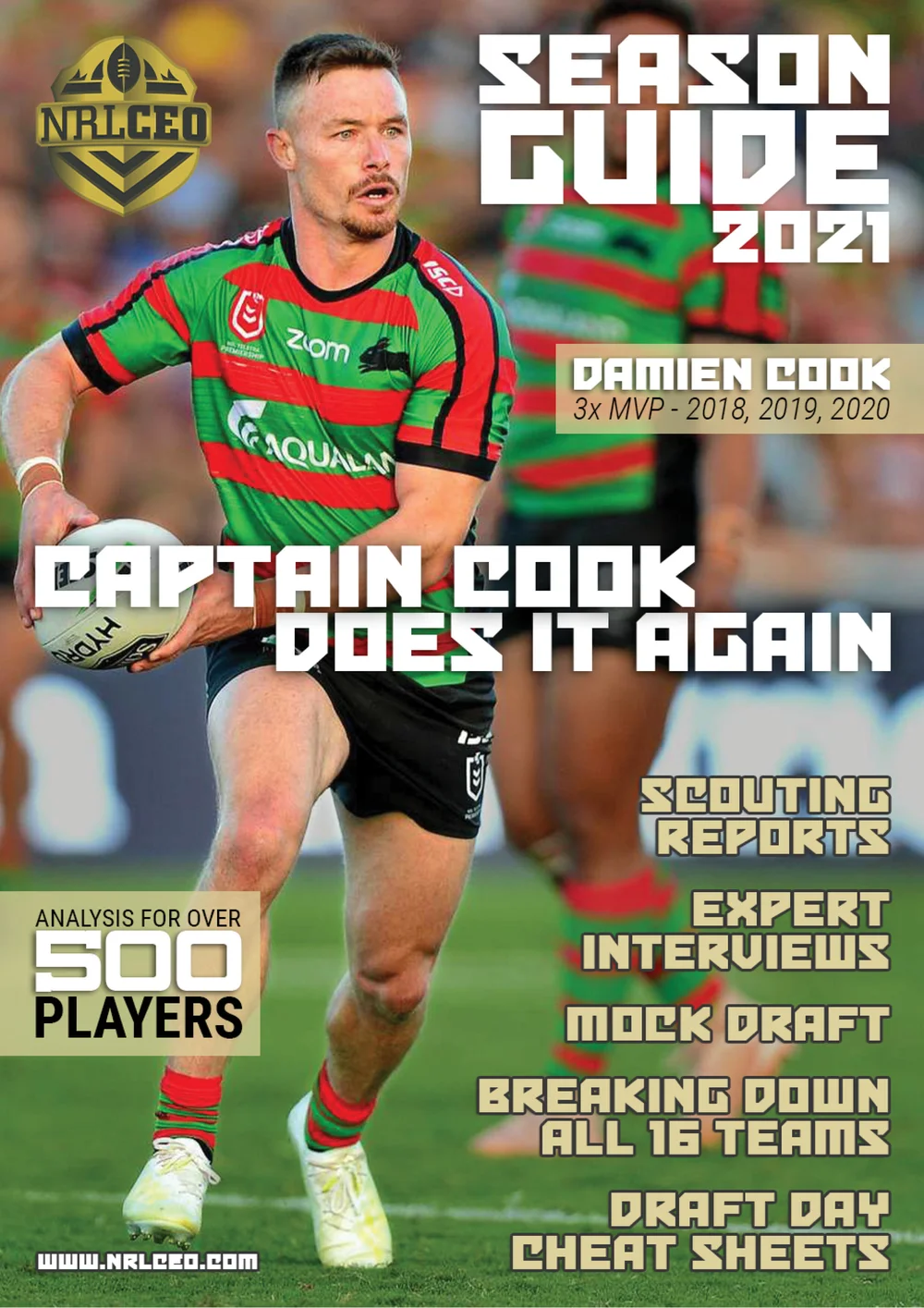 2021 NRLCEO Season Guide cover