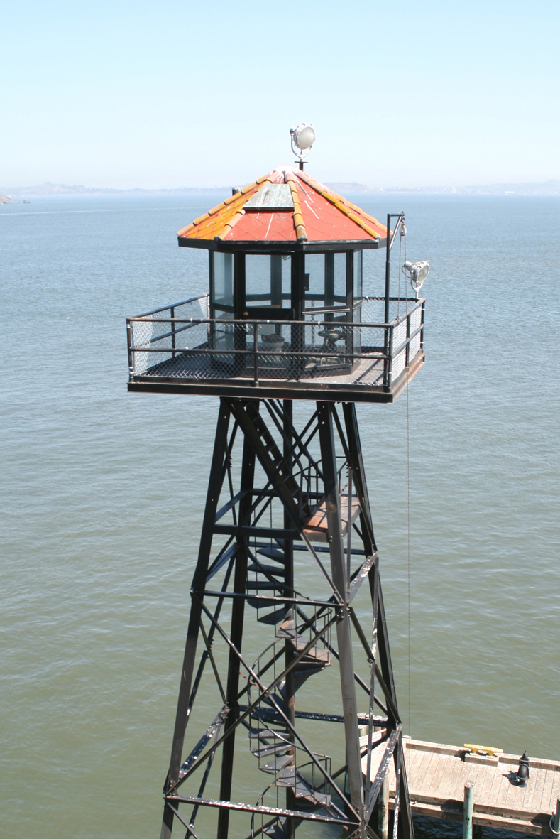 Who knew? The guard towers at Alcatraz were fitted with toilets. Pictured here with seat down. Image: Luke Barclay.
