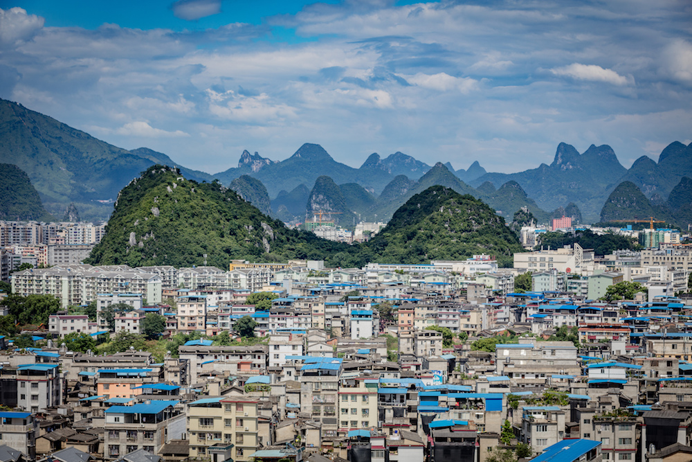 The city of Guilin in Guangxi Province, China. Image: Thomas Bächinger