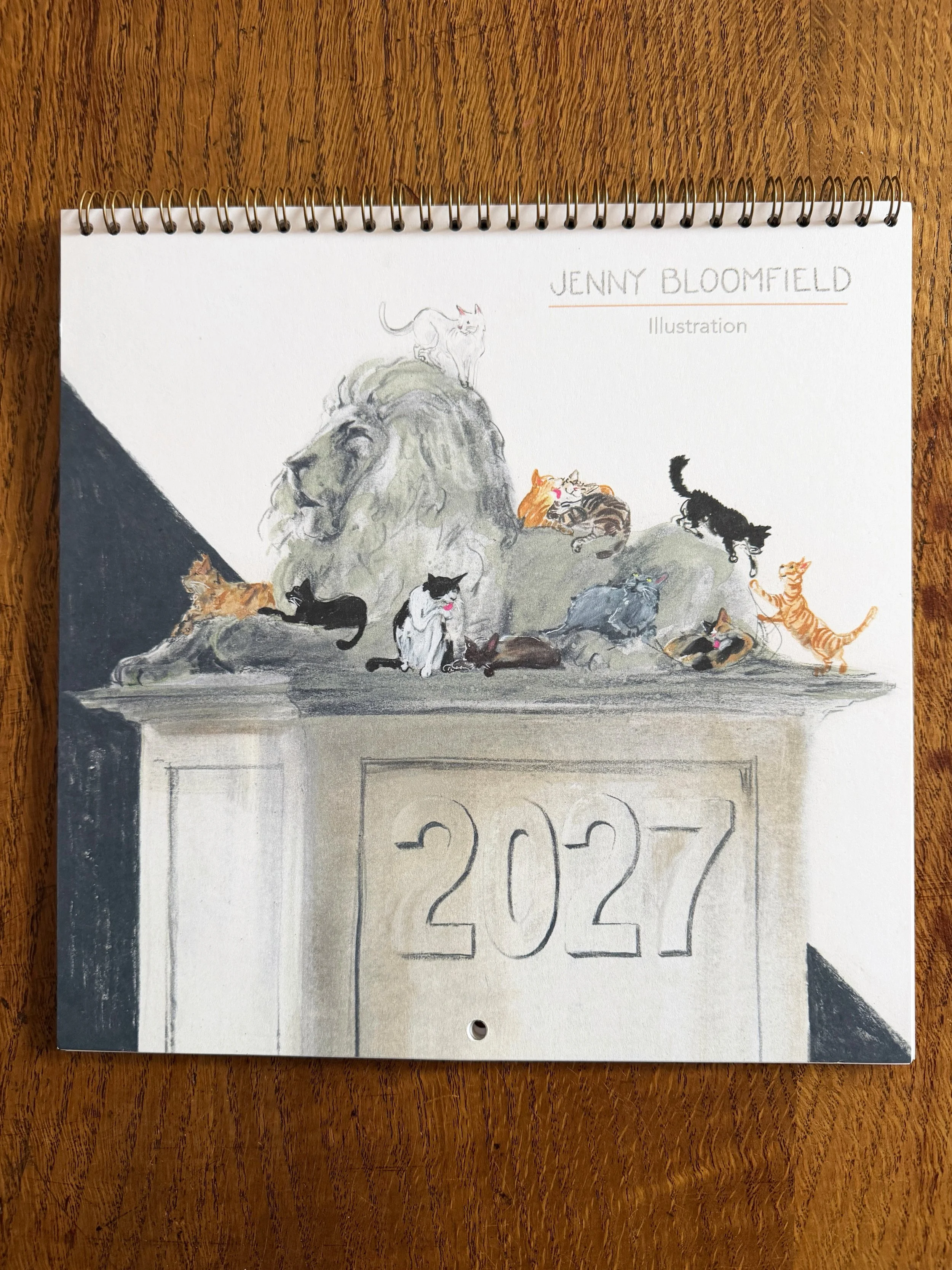 🐈&zwj;⬛ 2027 Calendar - PREORDERS OPEN! 🐈&zwj;⬛ 

My 2027 cat-themed calendar is now available to preorder from my online shop. I expect to dispatch preorders around 10th November. 

‼️ Limited stock - 170 copies available - once they&rsquo;ve gone
