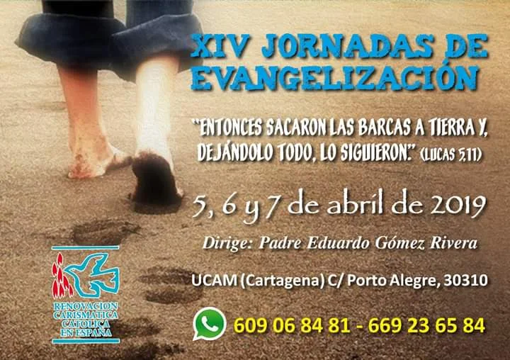 Jornada de Evangelización organizada por la Renovación Carismática Católica de la Diócesis de Cartagena