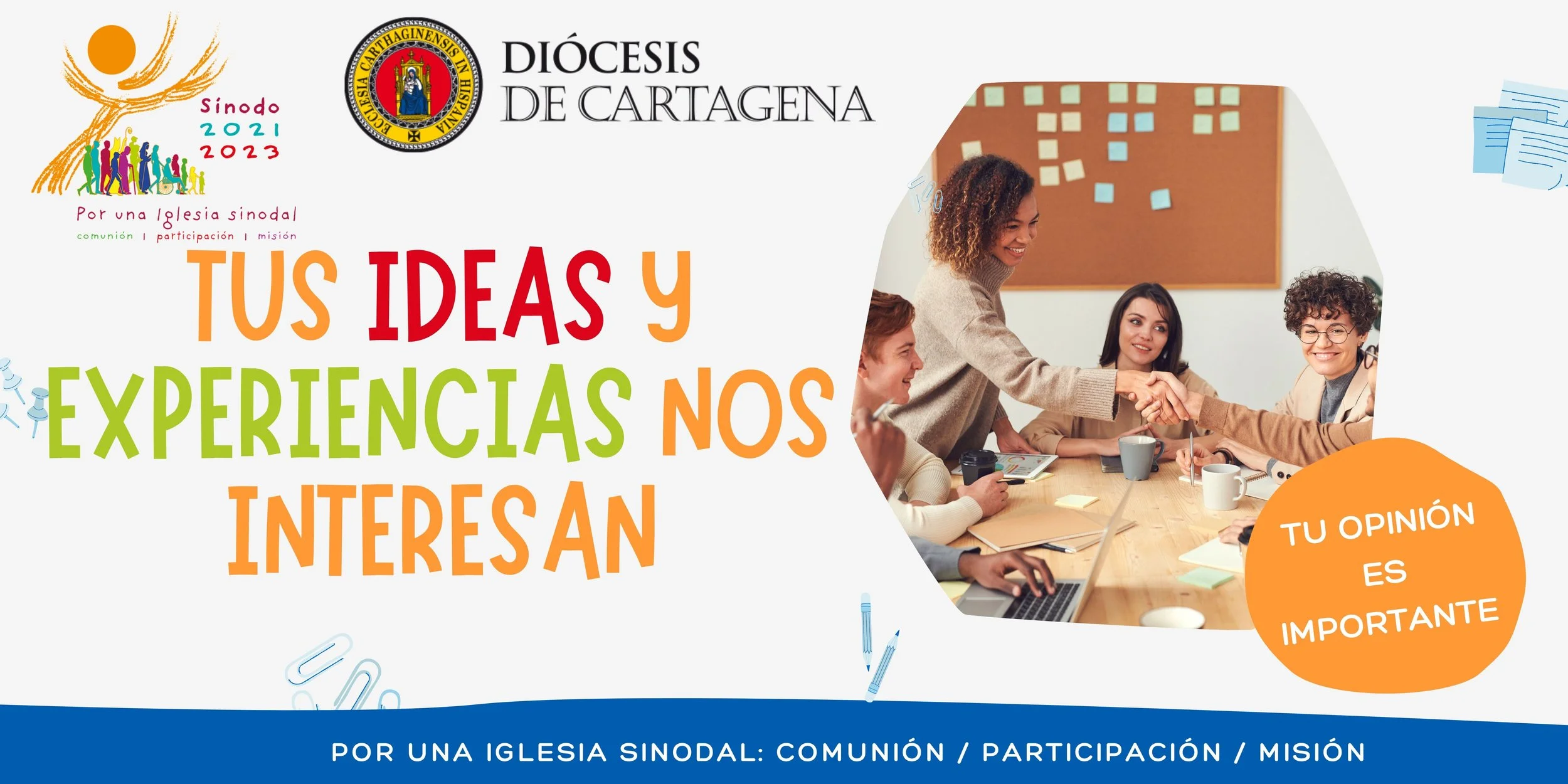 Material para participar en el Sínodo de la Diócesis de Cartagena