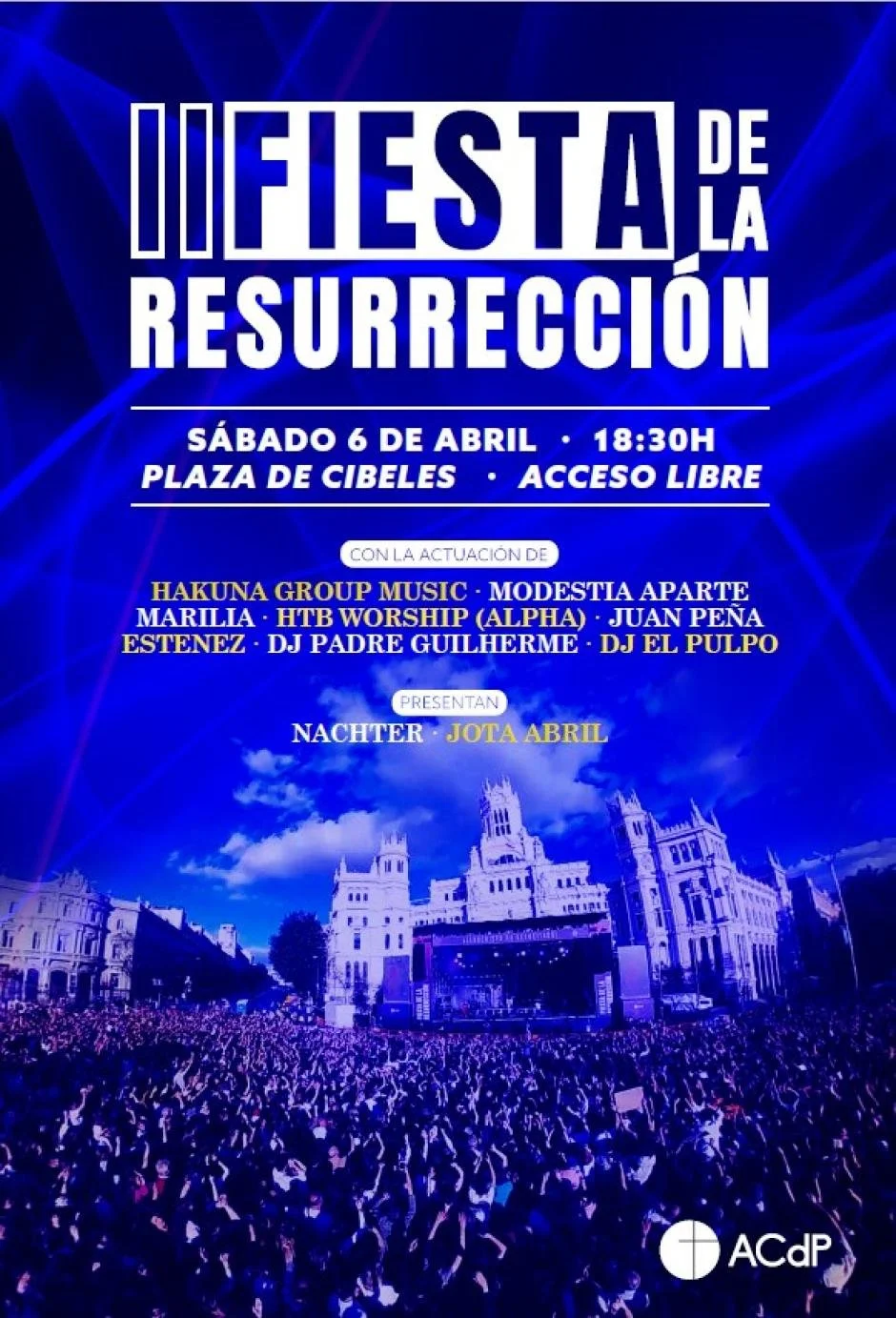 II FIESTA DE LA RESURRECCIÓN EN MADRID EL 6 DE ABRIL DE 2024
