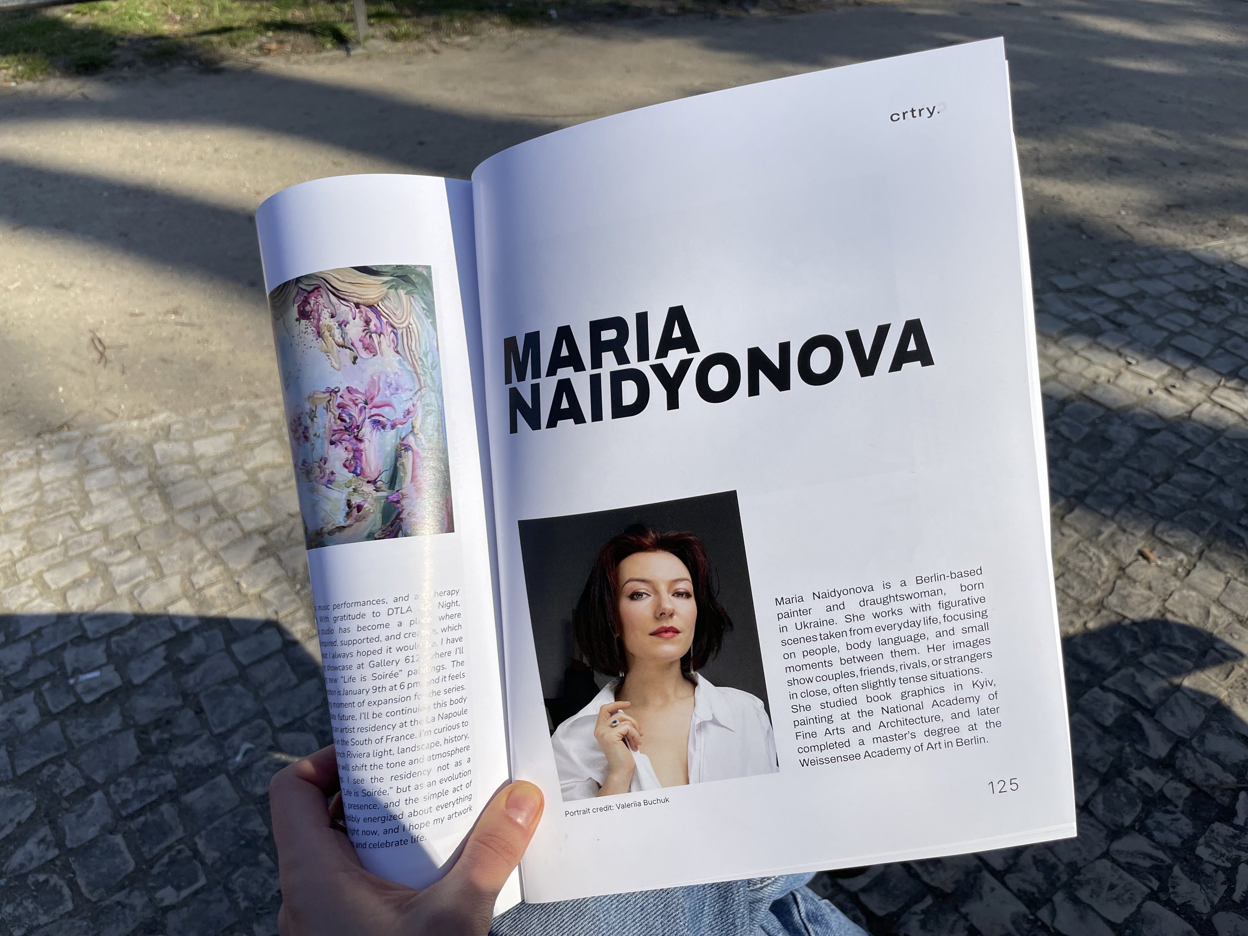 Maria Naidyonova in Curatory Magazine