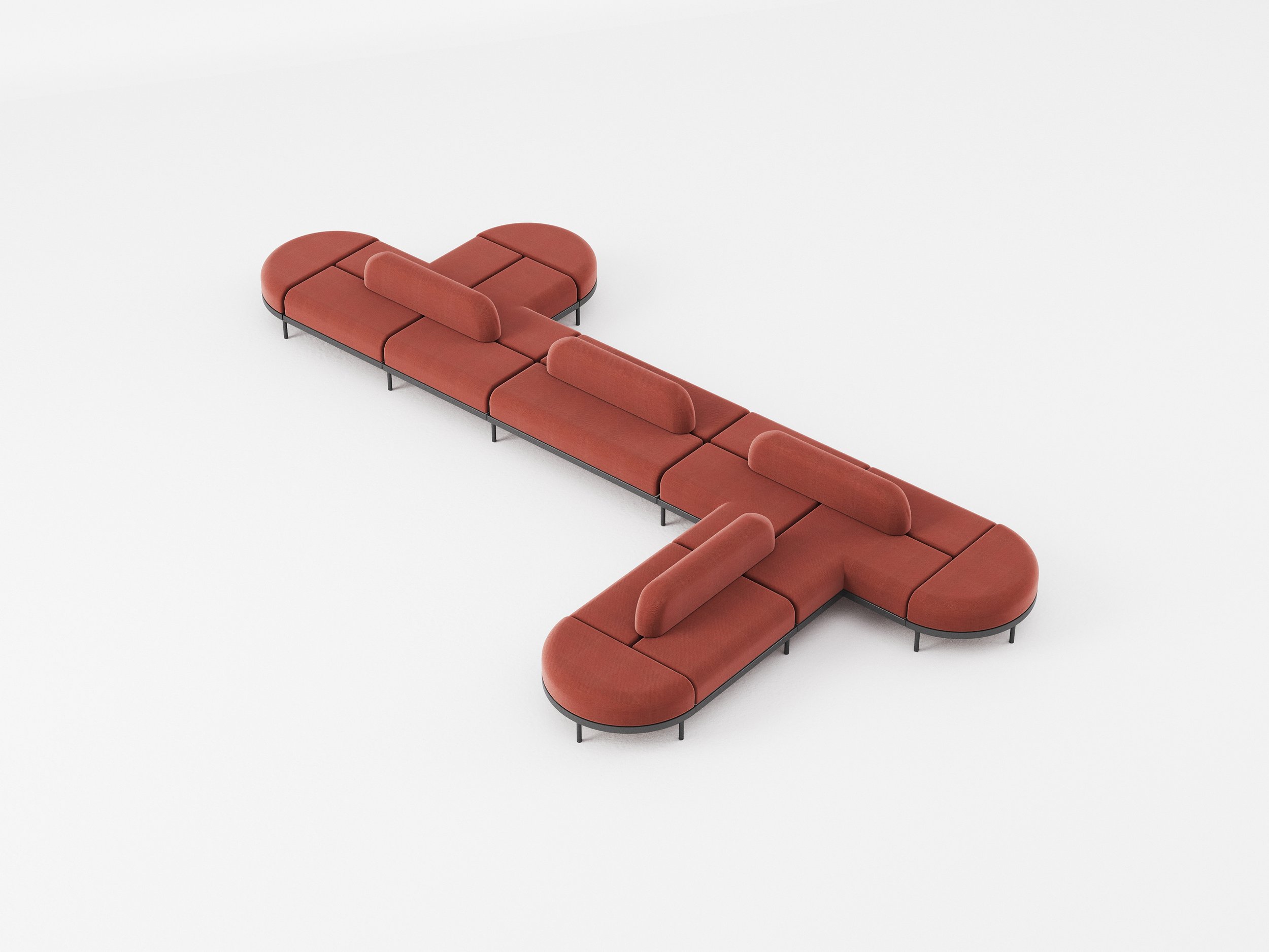  6,5×3,5 m configuration, featuring B3 back supports 