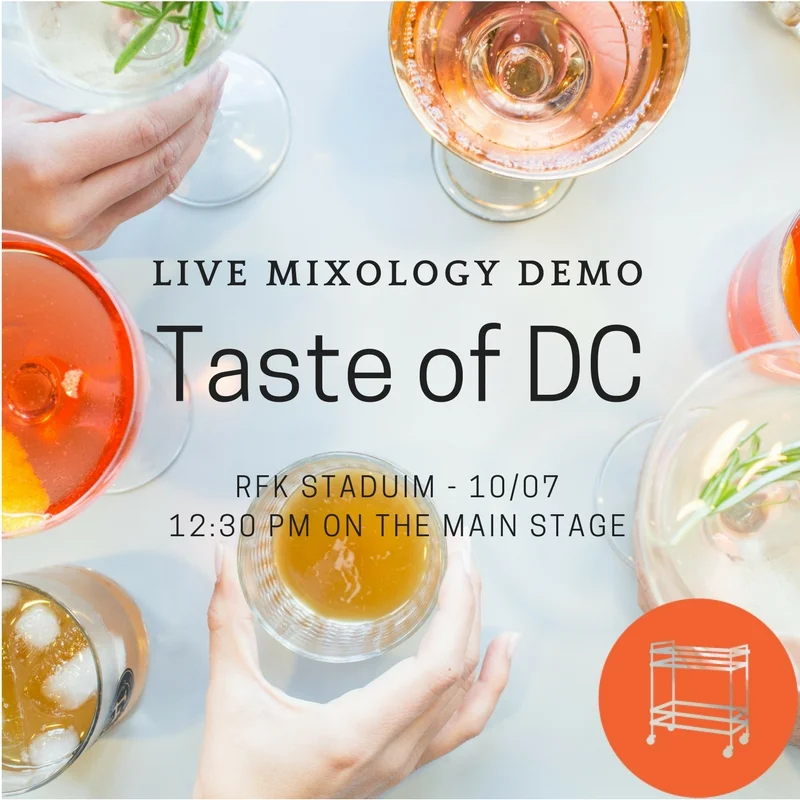 Live Mixology Demo at Taste of DC 2017