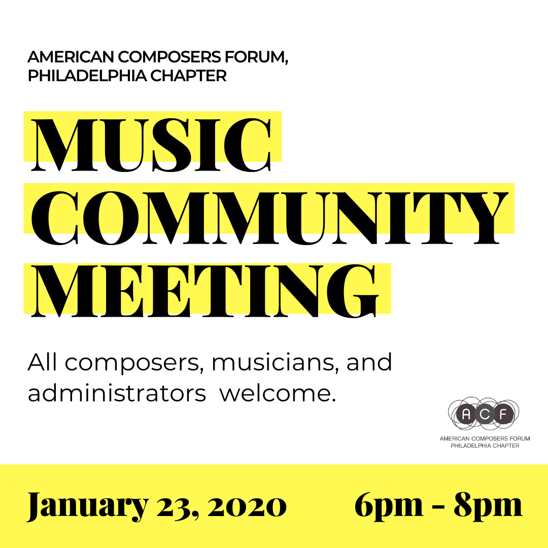 Community Town Hall Announced for January 2020