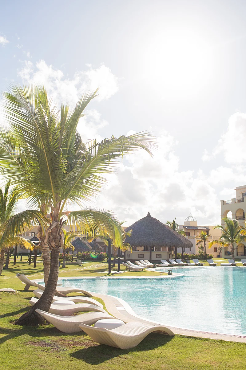 Luxury resort photography, best Dominican Republic all-inclusive hotel