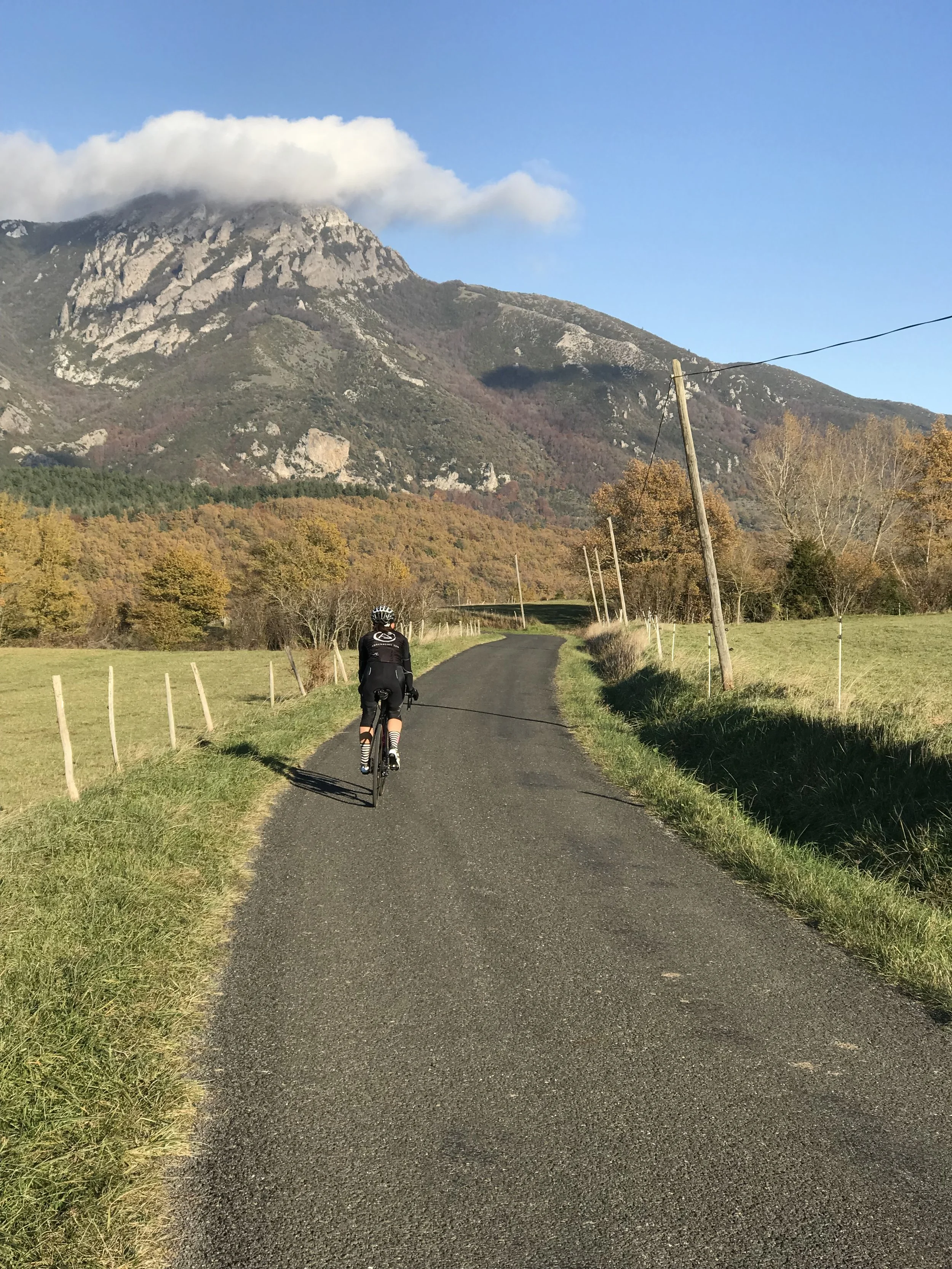 The roads in the Languedoc Region are quiet, scenic and well-maintained.