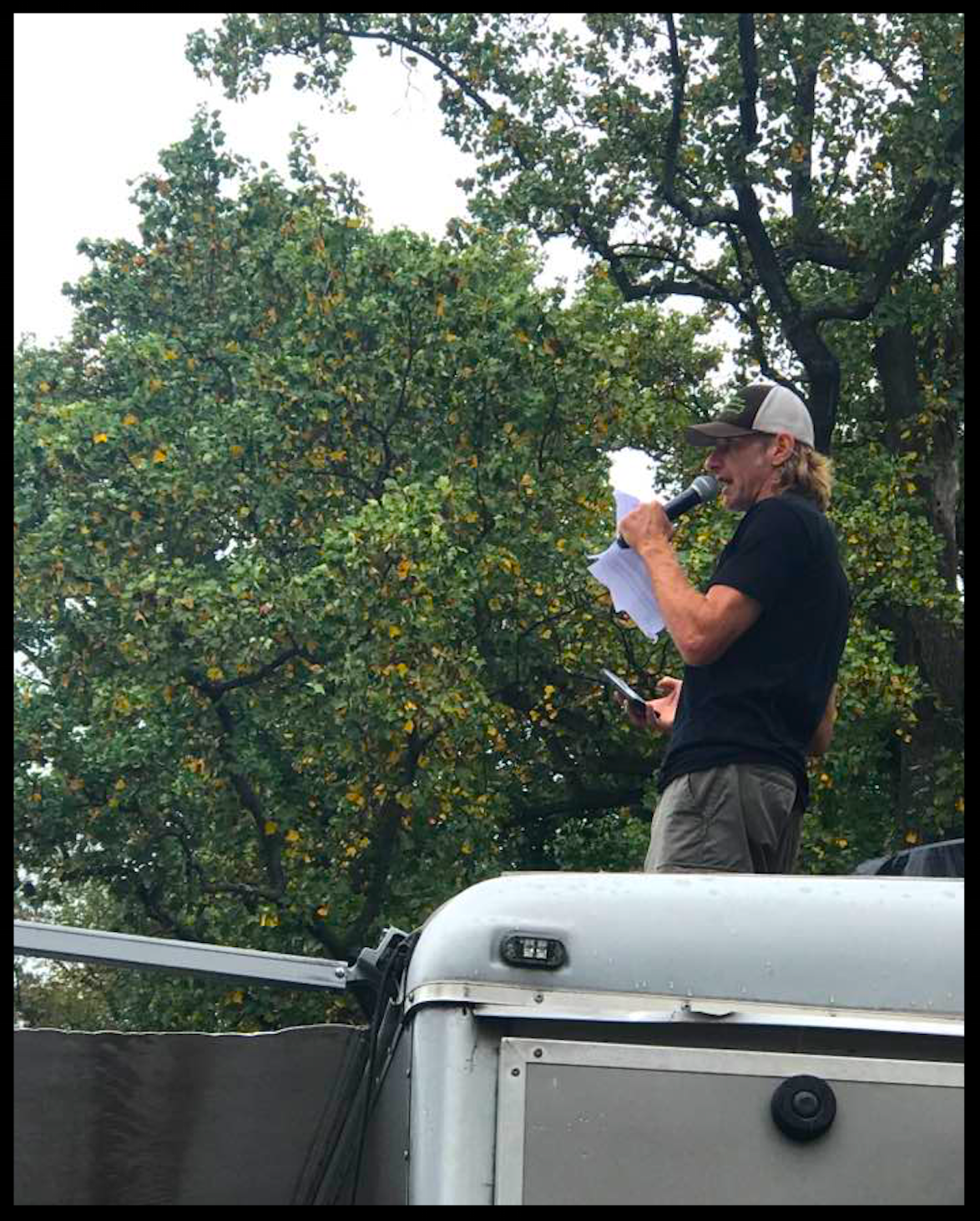 Bill Elliston announcing Charm City Cross 2017