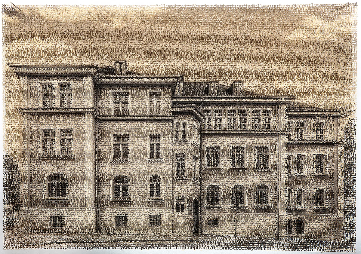 Kempten 1, 14x21 inches, layered laser cut pigment prints