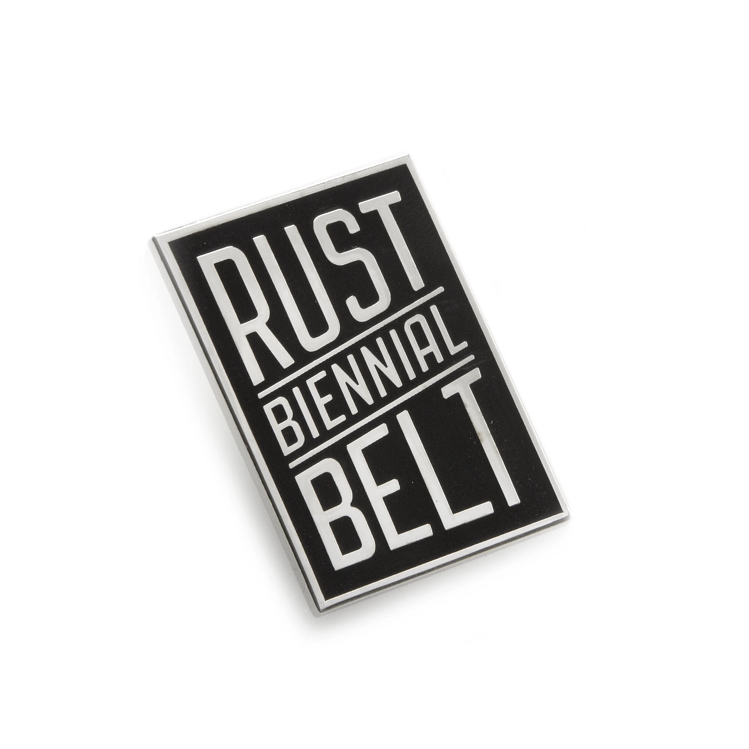 Rust Belt Biennial Enamel Pin Button