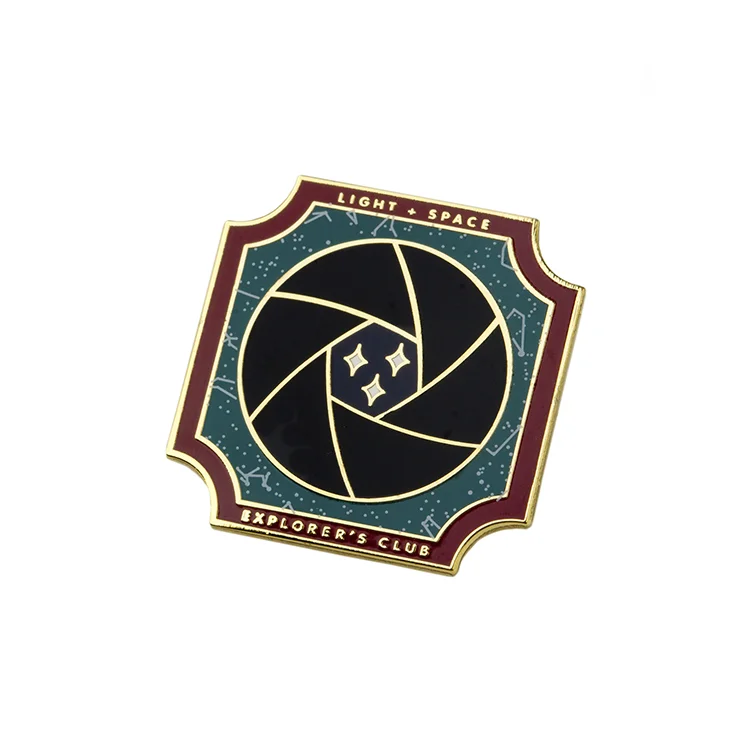 Light and Space Explorers Club Enamel Pin Button
