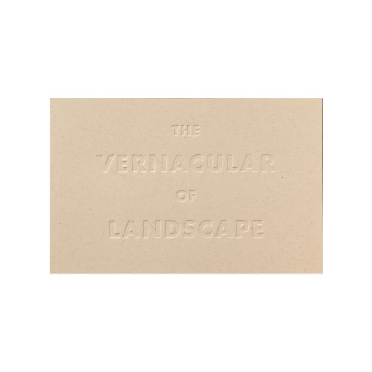 The Vernacular of Landscape Publication