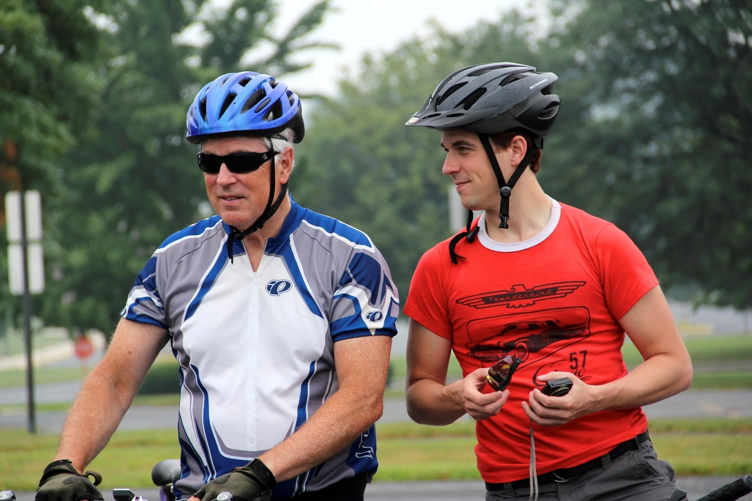 In 2016, he rode again, accompanied by his two sons. Red Jr. is pictured here