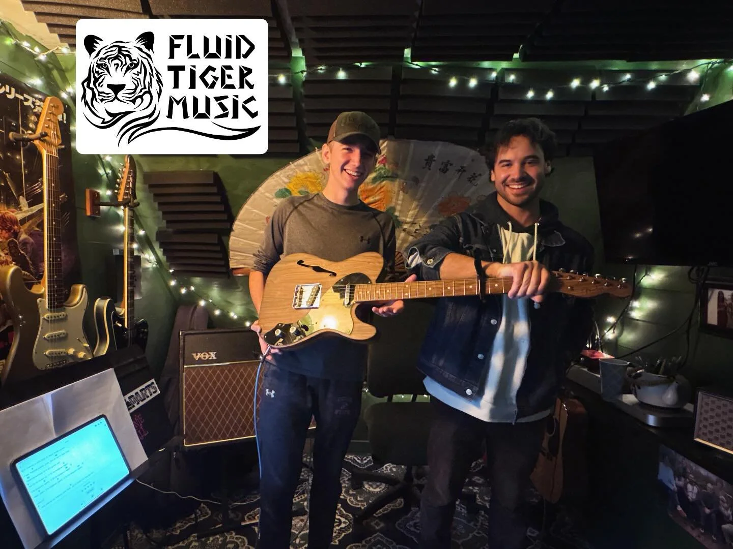 First guitar ever sold out of the tiny house studio!  @sebastianstearns1 caught a big one! Thanks, dude! 🐟🐟🎸🎸