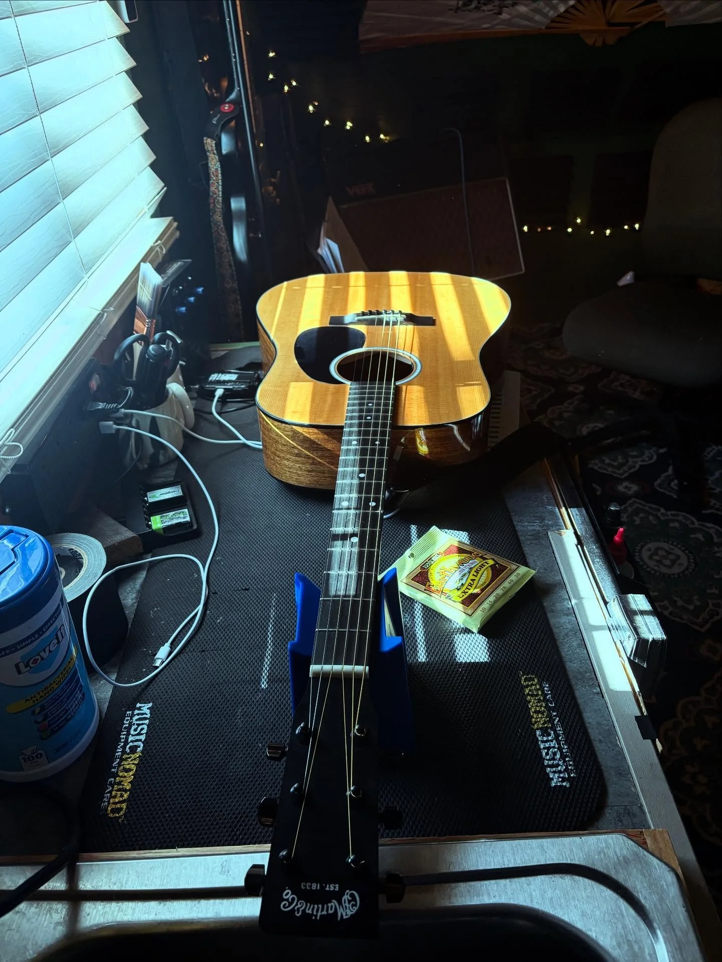 Restring for a private party gig tomorrow! 👻 

⚡️⚡️Nov 1, 2025 - Solo Acoustic @ Private 

Dec 19, 2025 - Kick @ Prairie Meadows Casino Altoona, IA - 8pm 

Dec 31st, 2025 - Kick @ Treasure Island
Resort &amp; Casino&rsquo;s Parlay Live Music &amp; S