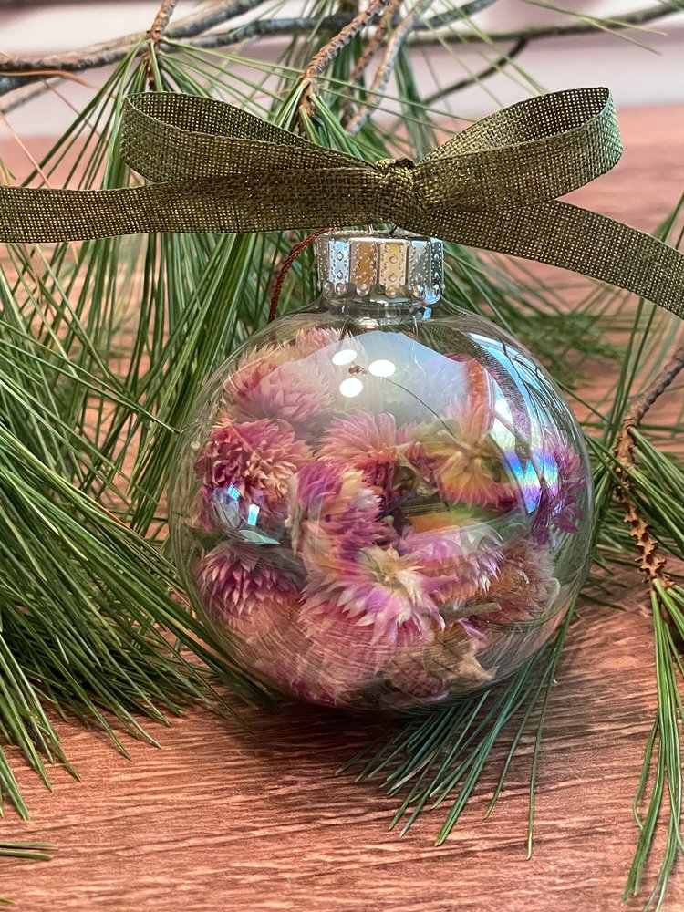 Seasonal Decor DIY Clear Ornament Glass Ball