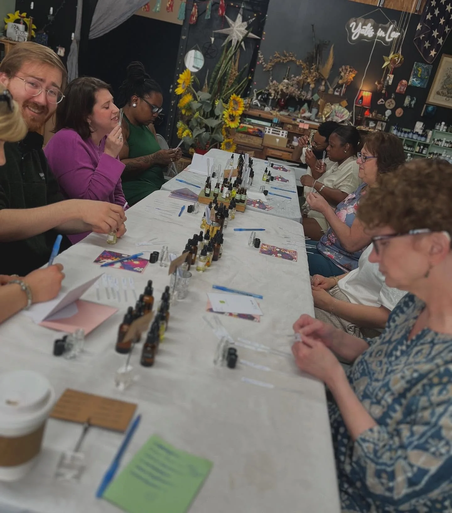 June Perfume Workshop was a great time. Many great scents were created.