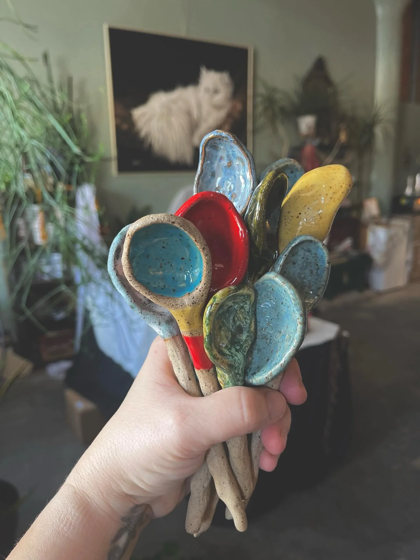These are my emotional support spoons.
They don&rsquo;t fix my problems, but they do make them prettier.

And honestly? That counts.

🌿🫶🌿