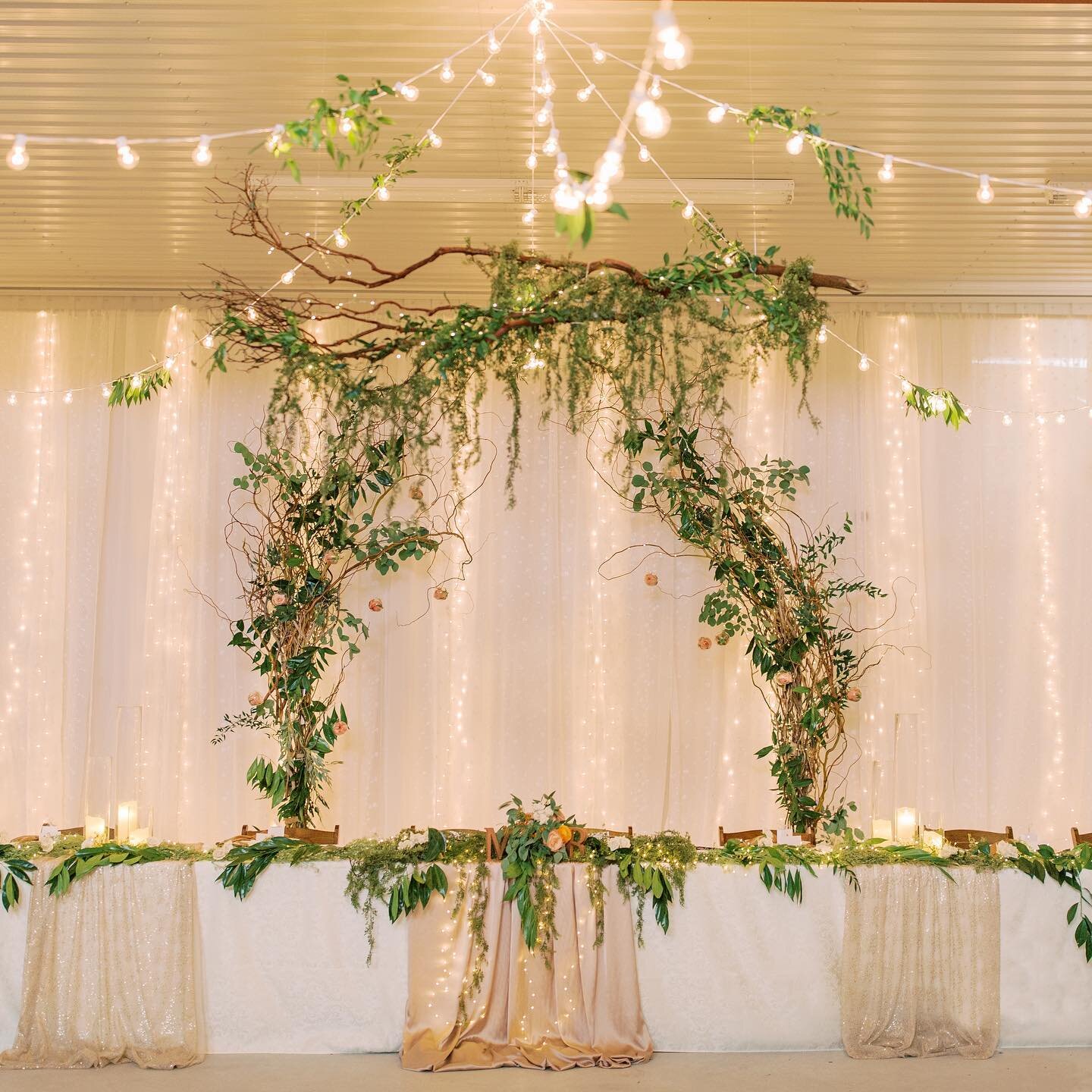 When all your challenging planning is complete, make sure to pamper yourselves on your special day with an abundance of lush greenery and romantic lighting. Your love deserves it!