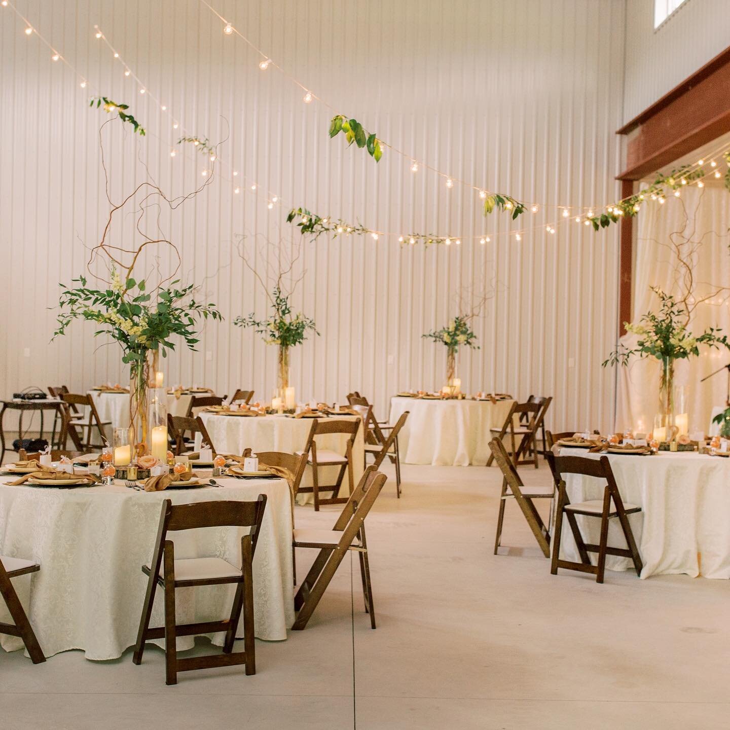 Nothing sets the tone for a romantic evening like soft lighting.

#nowandalwaysdecor  #weddingdecor #weddinginspiration #weddingdetails #weddingreceptiondecor #weddingreception #covidwedding #smallwedding #intimateweddings #barnwedding #weddinggreene