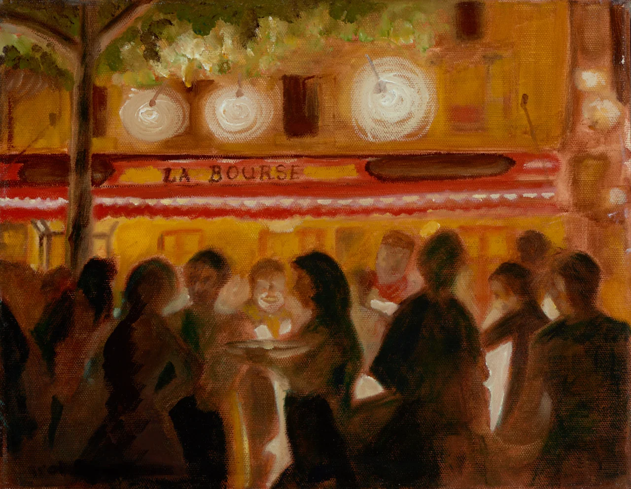 "Farewell Party at La Bourse, Geneva"