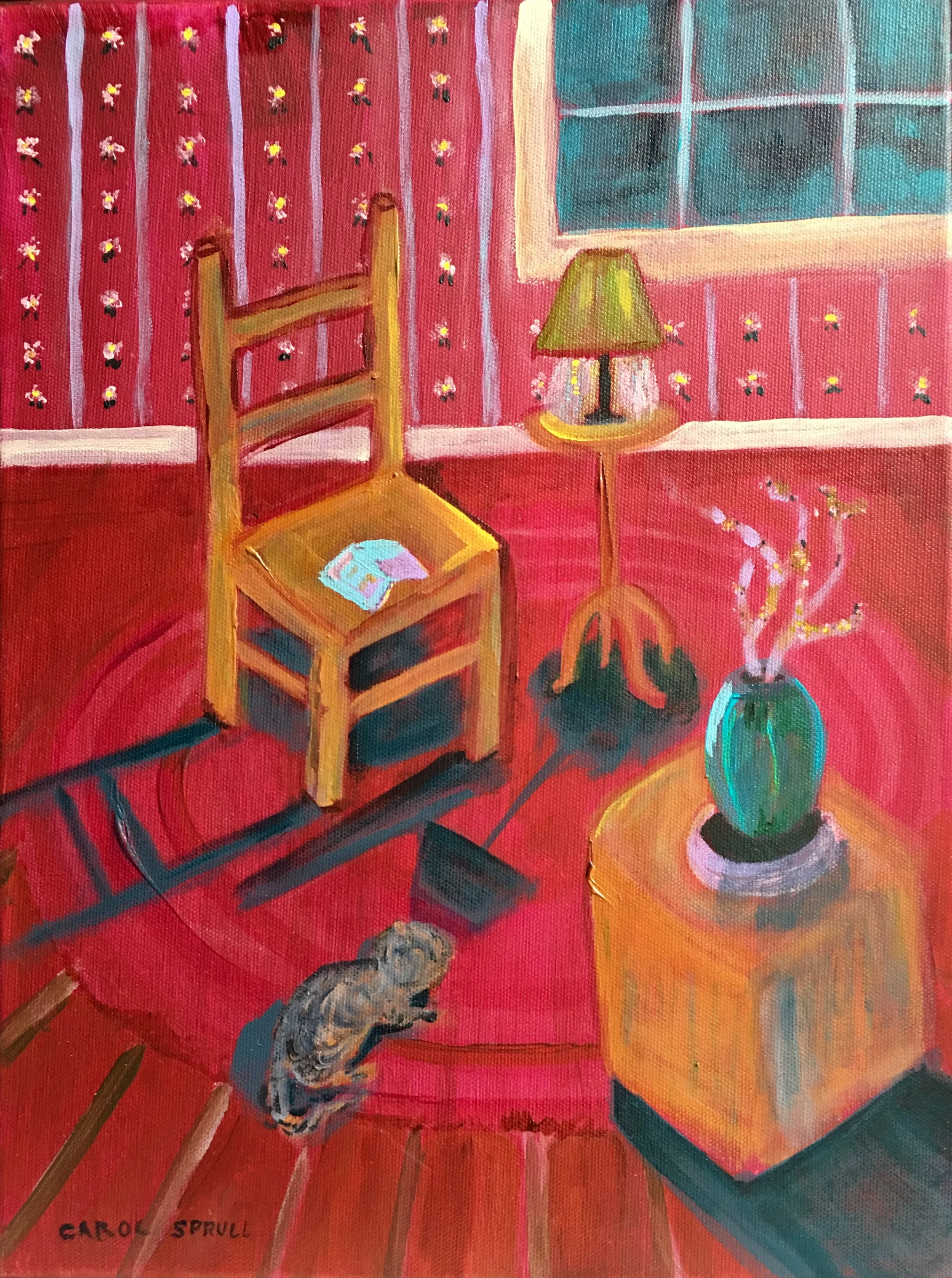 This is my donation to the SAFEchild 25th Anniversary Gala ("25 Years of Eliminating Child Abuse and Empowering Families") and auction that will take place on Thursday, March 22, 2018. The painting is a 16 x 12 acrylic that I call "Home, Safe Home." See http://www.safechildnc.org/events/ for more information.