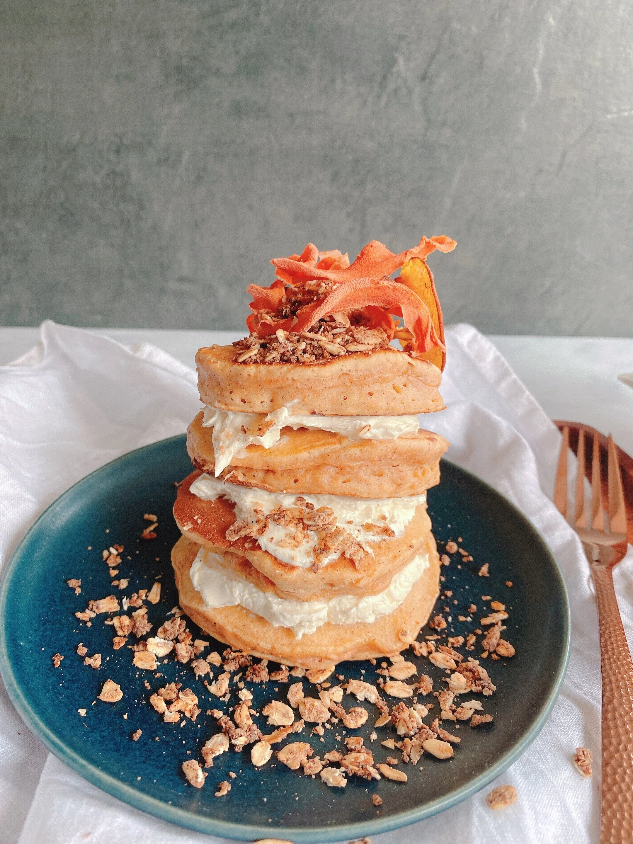 Carrot Cake Pancakes 