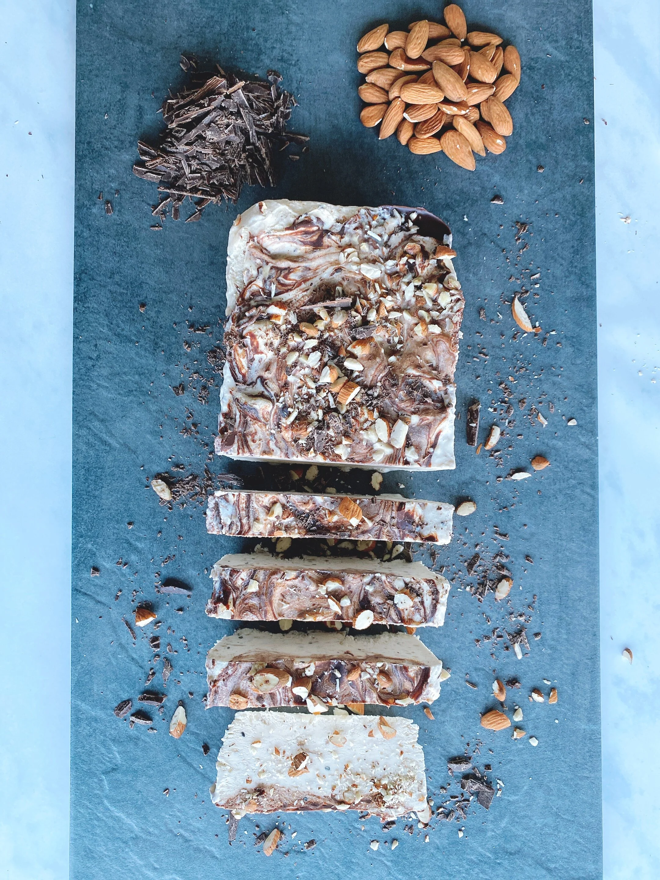 Frozen Banana and Hazelnut Parfait