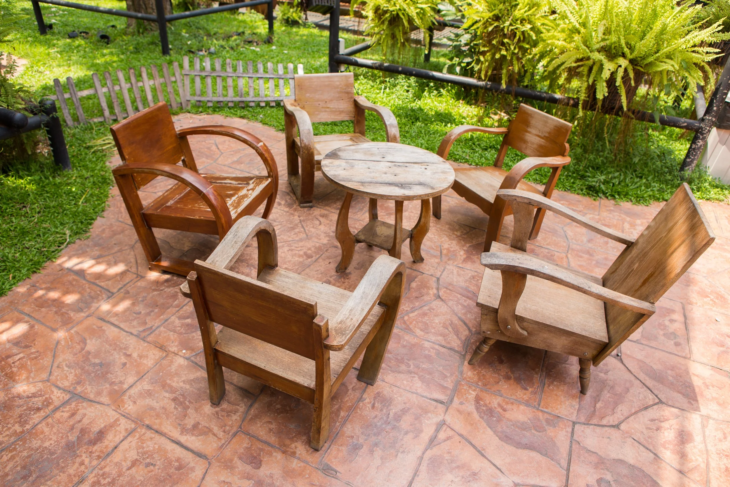 Patio playtime: Create a custom look with concrete patio finished