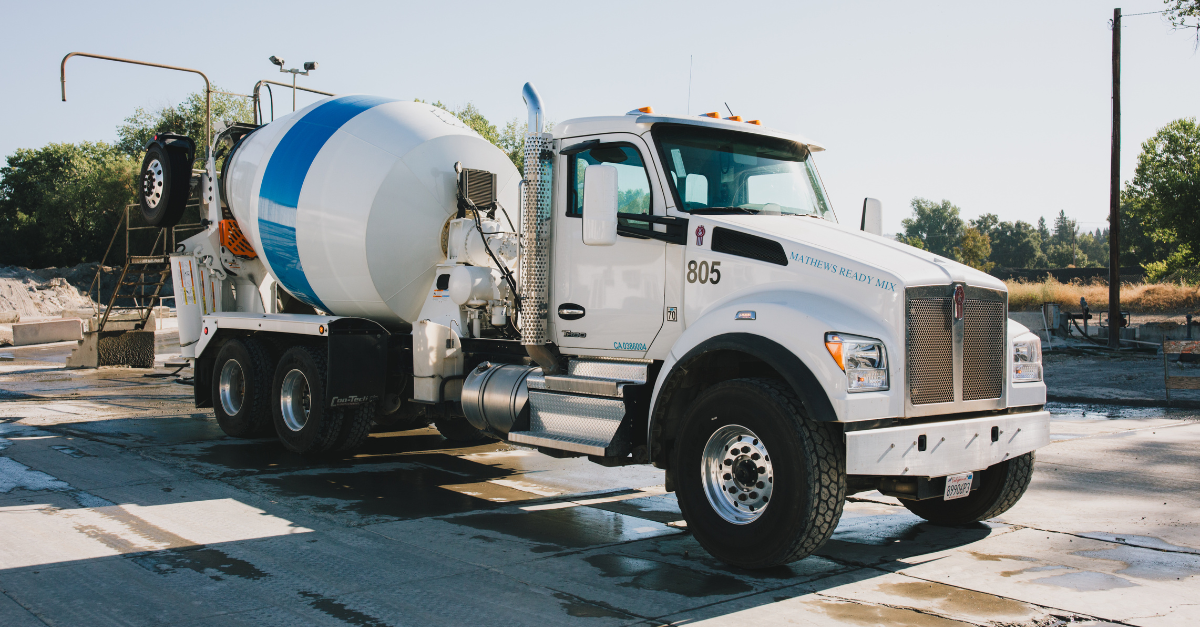 Why do concrete trucks spin? A Blue Striped Truck Deep Dive — Mathews