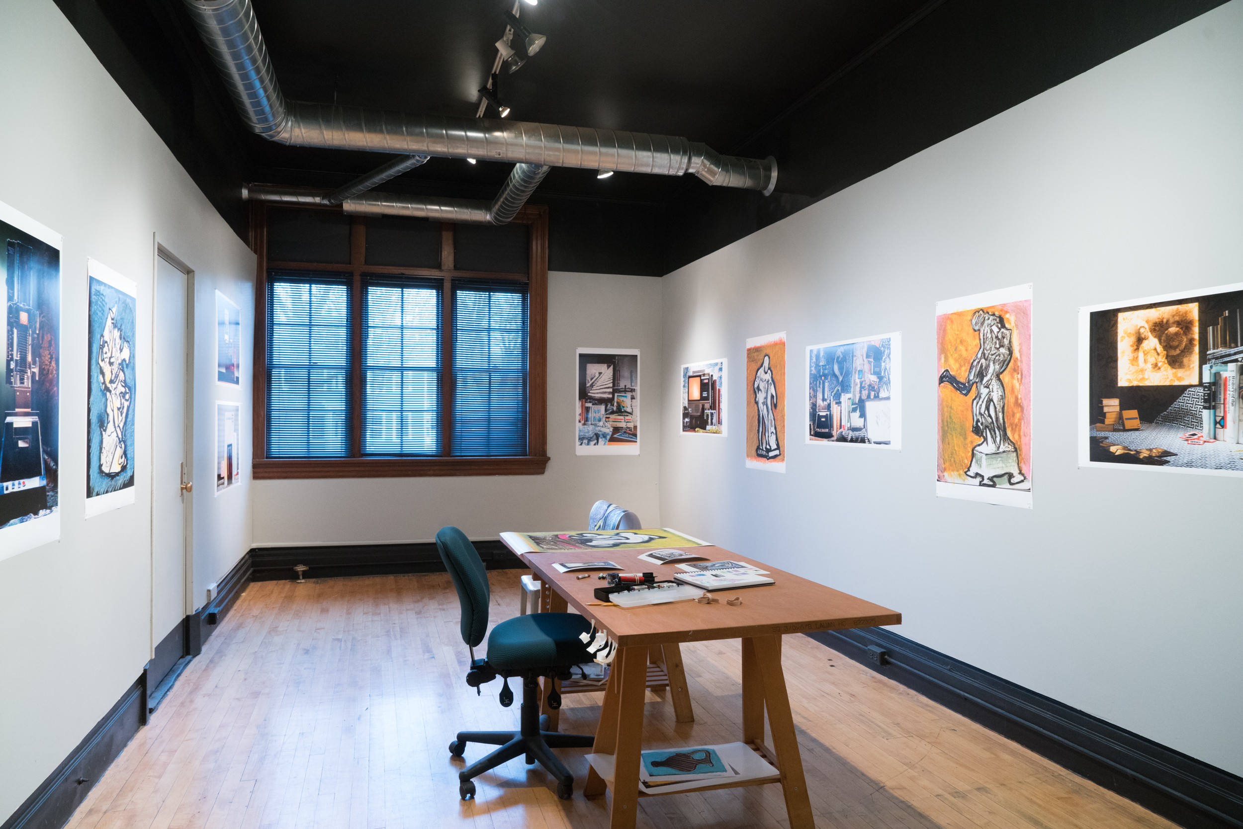 Installation view at the Visual Studies Workshop
