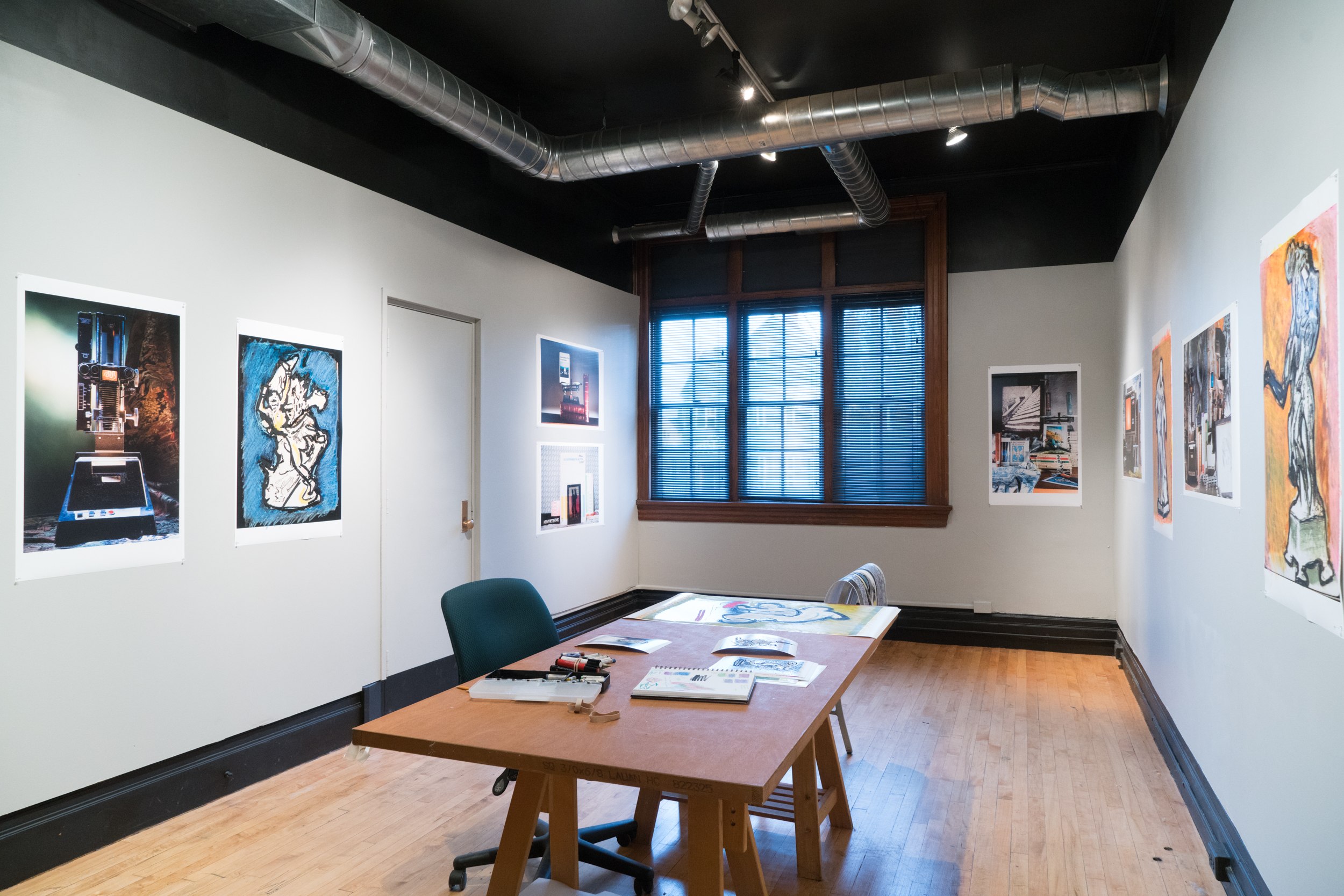 Installation view at the Visual Studies Workshop