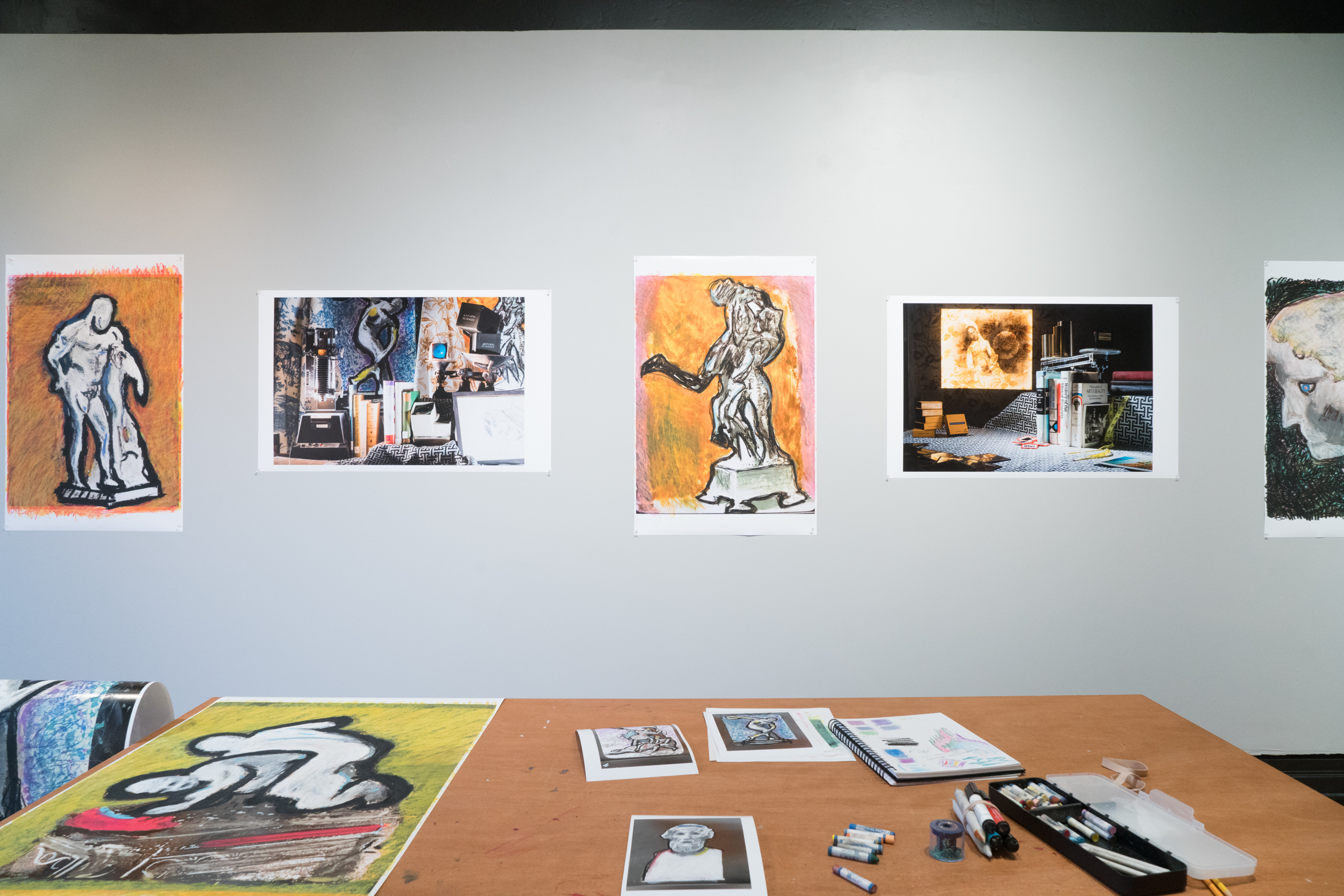 Installation view at the Visual Studies Workshop