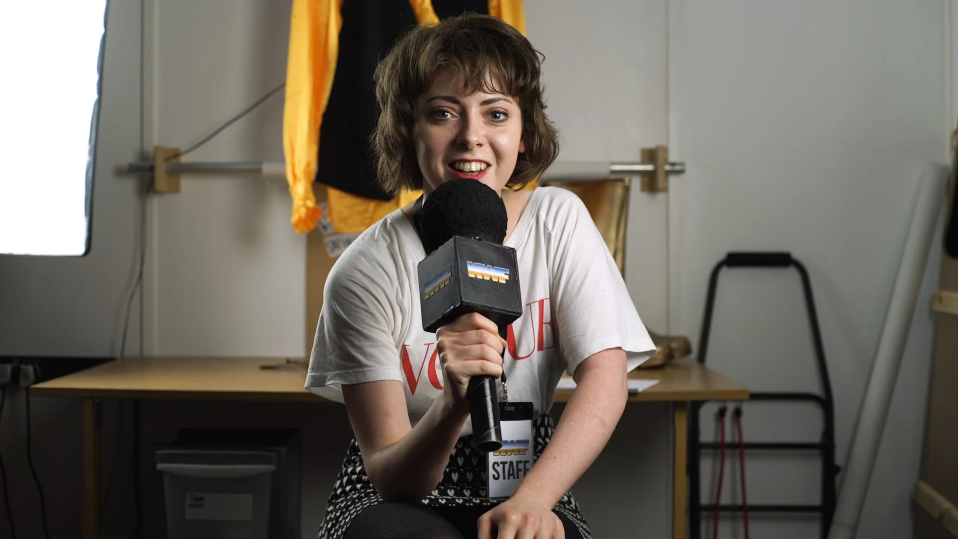 Aja Improvising her Character Jenny.jpg