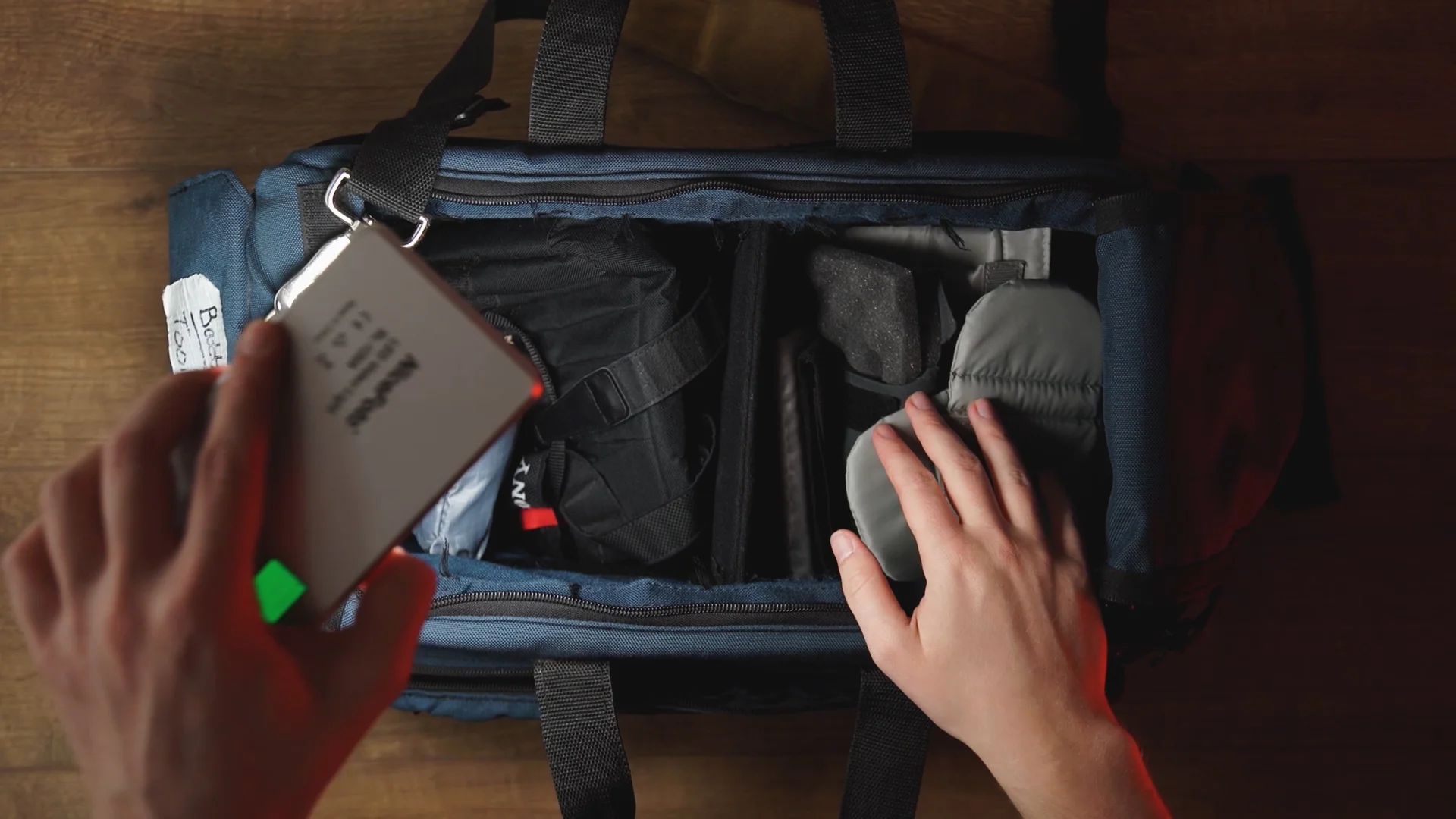 Or using it as an emergency light in your camera bag if you are trying to find something in the dark!