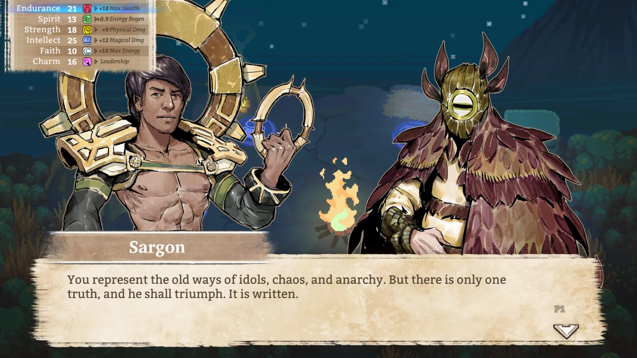 Sargon's chest is the only truth I need