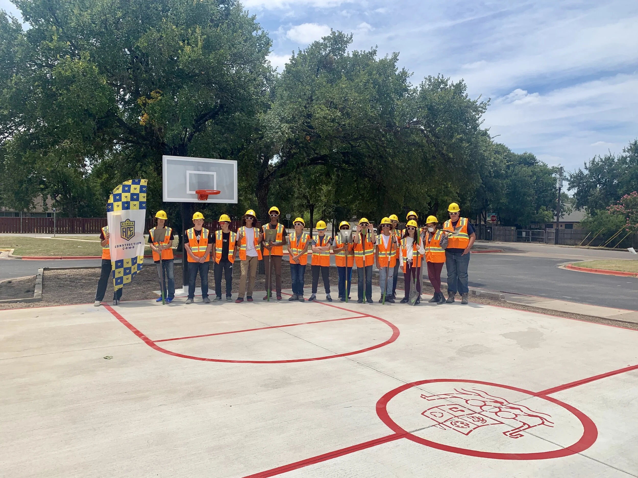 2019 DAY 5: Striping, Landscaping, and Finished Court
